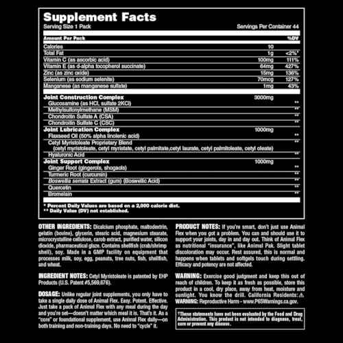Animal Flex –Complete Joint Support Supplement – Contains Turmeric Root Curcumin AnimalBuy Supplements Australia