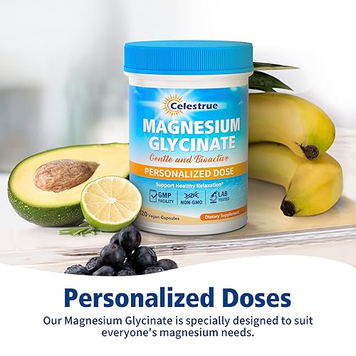 Celestrue Magnesium Glycinate, Fully-Chelated, Optimal Absorption, Gentle on The Stomach CelestrueBuy Supplements Australia
