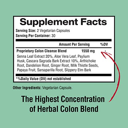 Happi Mi Nutrition Colon Cleanse, Colon Detox, All Natural Herbal Formula, Support Healthy Happi Mi NutritionBuy Supplements Australia