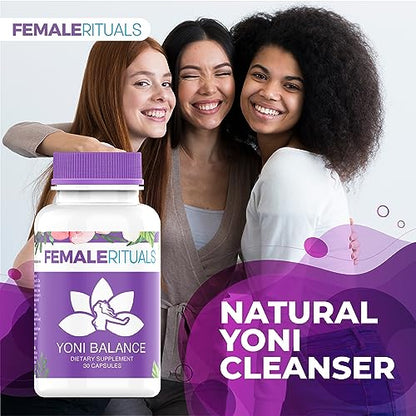 FEMALE RITUALS Yoni Balance Vaginal Tightening Pills 30 Pack - Vaginal Rejuvenation & Vagina Moisturizer FEMALE RITUALSBuy Supplements Australia