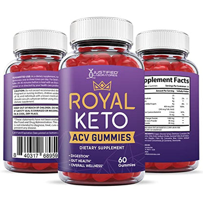 Justified Laboratories Royal Keto ACV Gummies 1000MG with Pomegranate Juice Beet Root Justified LaboratoriesBuy Supplements Australia