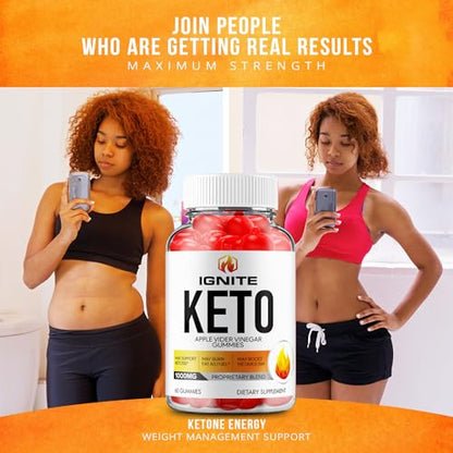 (3 Pack) Ignite Keto ACV Gummies - Official - Keto Ignite ACV Advanced Formula Plus RillvoBuy Supplements Australia
