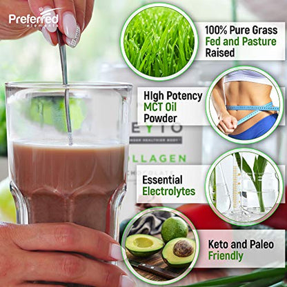 Keto Collagen Protein Powder with MCT Oil – Keto and Paleo Friendly Grass Fed and Pasture Preferred ElementsBuy Supplements Australia