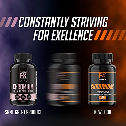 FX Supps Chromium Polynicotinate 1000 mcg (100 Capsules) Weight Management Supplements FXSUPPSBuy Supplements Australia