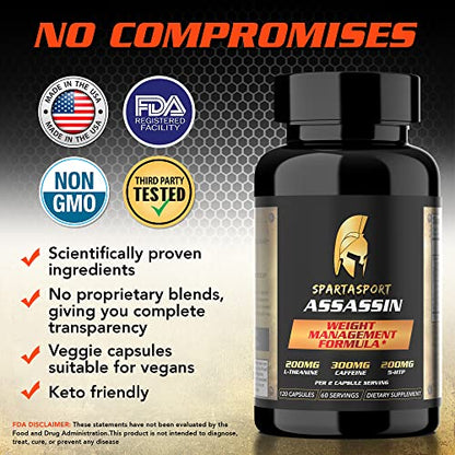 Spartasport Assassin Weight Management Formula - Weight Loss Pills for Women Men SpartasportBuy Supplements Australia