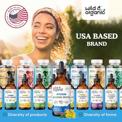 Wild & Organic Alcohol Detox Supplement - Liver Cleance & Repair Formula - Anti Alcohol Wild & OrganicBuy Supplements Australia