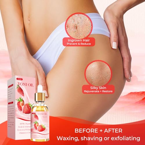 BASSI 2PCS Yoni Oil Organic Feminine Oil Vaginal Moisturizer - Ph Balance for Women - Feminine Deodorant BASSIBuy Supplements Australia