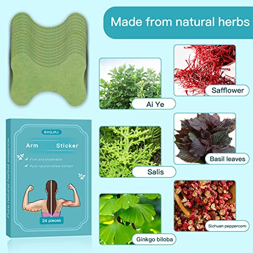 BXQJRJ Effective 24Pcs/Box Mugwort Patch - Natural Herbal Patch for Arm and Leg Natural BXQJRJBuy Supplements Australia