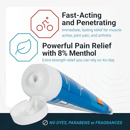 Stopain Pain Relief Gel 3oz USA Made, Max Strength Fast Acting with MSM, Glucosamine, Menthol for Arthritis, Lower Back Sciatica, Knee, Neck, HSA FSA Approved Topical Analgesic Products StopainBuy Supplements Australia
