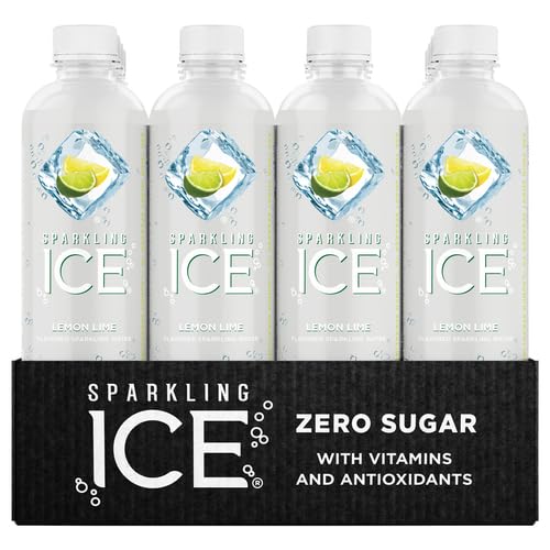 Sparkling Ice, Lemon Lime Sparkling Water, Zero Sugar Flavored Water, with Vitamins Sparkling ICEBuy Supplements Australia