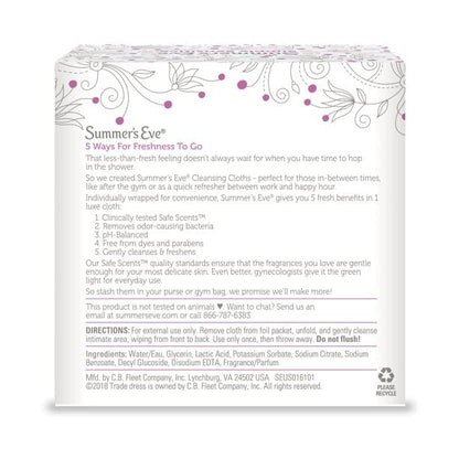 Summer's Eve Cleansing Cloth Simply Sensitive, 3 Count Summer's EveBuy Supplements Australia