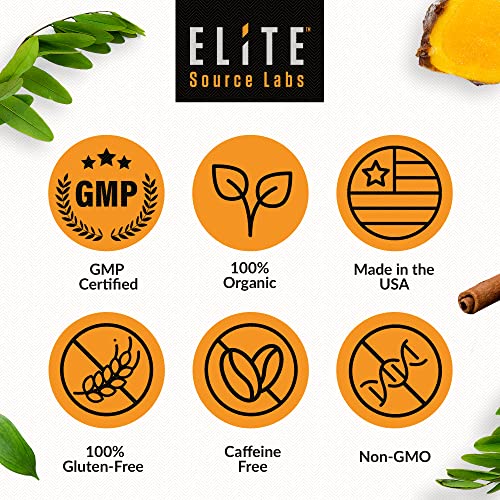 Elite Detox Tea: Natural Organic 7-Herbal Blend for Gentle Cleansing as Needed. Bloating Tea Elite Source LabsBuy Supplements Australia