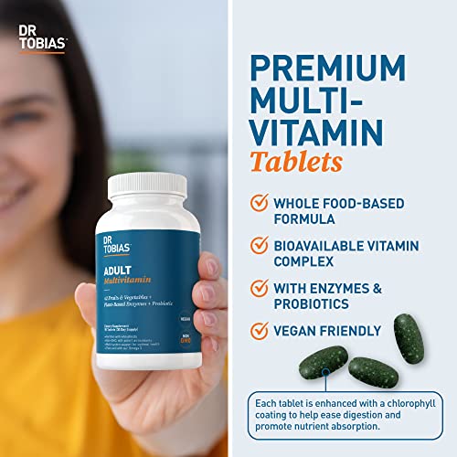 Dr. Tobias Adult Multivitamin for Women & Men, Energy & Immune Support from 42 Fruits Dr. TobiasBuy Supplements Australia