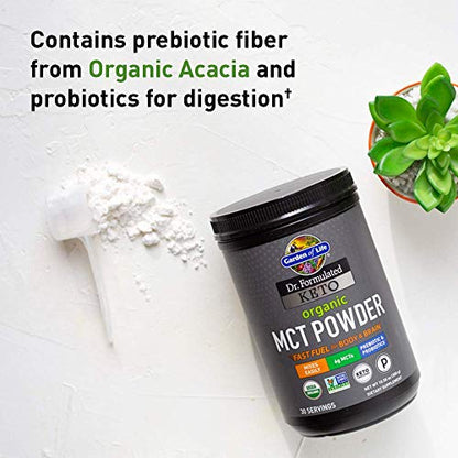 Garden of Life Dr. Formulated Keto Organic MCT Powder - 30 Servings, 6g MCTs Garden of LifeBuy Supplements Australia