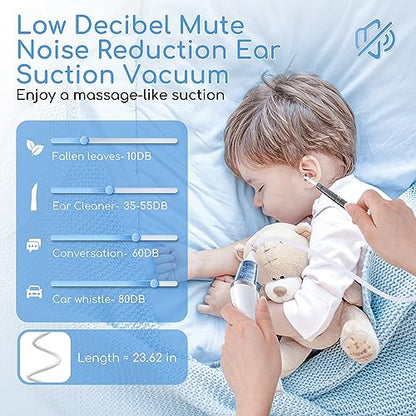 Ear Vacuum Wax Remover, Ear Wax Removal with 8 Pcs Ear Pick, Ear Wax GirugBuy Supplements Australia