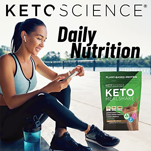 Keto Science Plant Based Protein, Keto Meal Shake, Supports Weight Management Keto ScienceBuy Supplements Australia