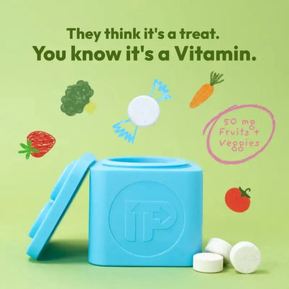 Upright Nutrition Children's Multivitamin | 30 Day Supply | Chewable, Sugar-Free | 17+ Essential Vitamins & Minerals with 50mg of Fruits & Veggies Upright Nutrition