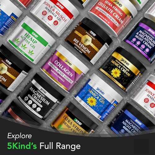 5kind Extra Strong Hemp Cream 6.76 fl oz - Maximum Strength - Natural Topical Cream - Muscle Rub for Lower Back, Joints, Neck, Knees, Shoulders 5kind clinical skincareBuy Supplements Australia