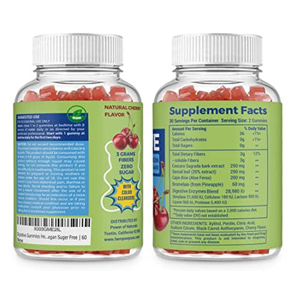 HEMPWAY Fiber Gummies for Digestive Colon Cleanse - Health & Daily Weight Support HEMPWAYBuy Supplements Australia