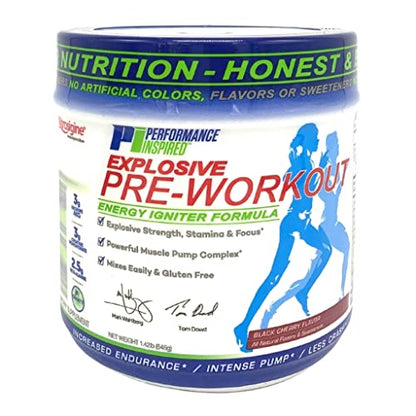 PERFORMANCE INSPIRED Nutrition Pre-Workout Powder - Contains Citrulline - Nitrosigine