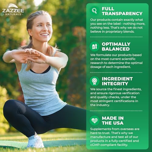 Zazzee Extra Strength Mullein 10:1 Extract, 3000 mg Strength, 120 Vegan Capsules ZazzeeBuy Supplements Australia