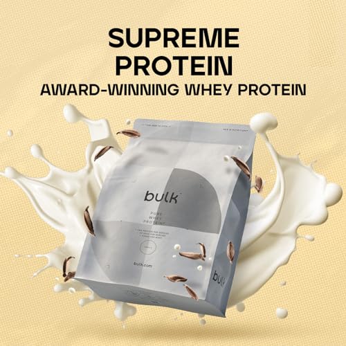 Bulk Pure Whey Protein Powder Shake, Vanilla, 500 g, Packaging May Vary BulkBuy Supplements Australia