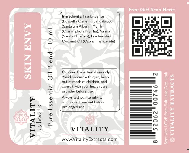 Skin Envy - Face Moisturizer Serum (by Vitality Extracts) Coconut Oil, Collagen, Vitamin E, Vegan Vitality ExtractsBuy Supplements Australia