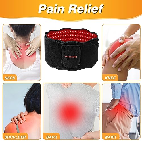 Streamlet Red Light Therapy Belt, 120 LED Combo 660nm 850nm Wearable Red Light Therapy StreamletBuy Supplements Australia