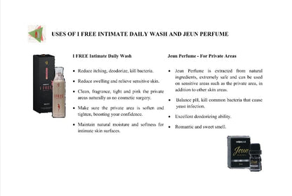 MATXI S.G Combo IFree -Daily Intimate Wash- Feminine Care Wash 120ml & Inner Perfume Jeun 5ml MATXI S.GBuy Supplements Australia