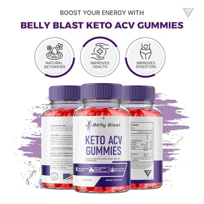 (3 Pack) Belly Blast Keto ACV Gummies, Belly Blast Keto + ACV Gummies Advanced Weight FyvusBuy Supplements Australia