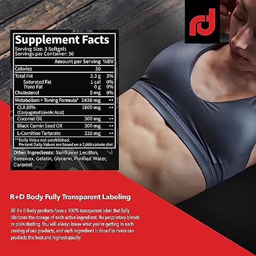 R+D Body Super Tone - Extreme CLA Supplement for Muscle Preservation, Enhanced Body R+D BodyBuy Supplements Australia