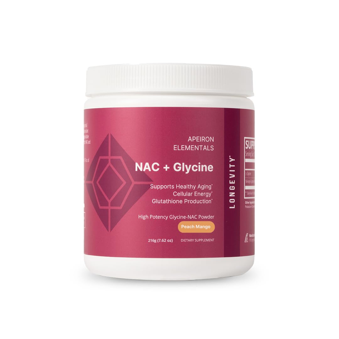 Apeiron Elementals NAC + Glycine Powder - 2500mg - Glutathione Production, Immune Support, & Cellular Energy Apeiron ElementalsBuy Supplements Australia
