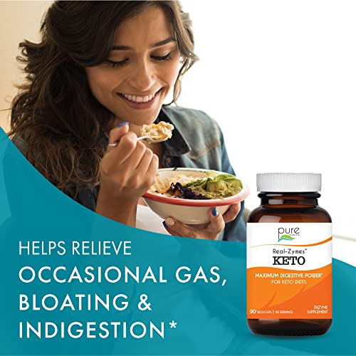 Real-Zymes™ KETO Digestive Enzymes Supplement with Probiotics for Better Digestion PURE ESSENCE LABSBuy Supplements Australia