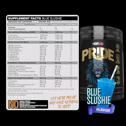 EHP Labs Pride Pre Workout Powder Energy Supplement - Sugar Free Preworkout for Men EHP LabsBuy Supplements Australia