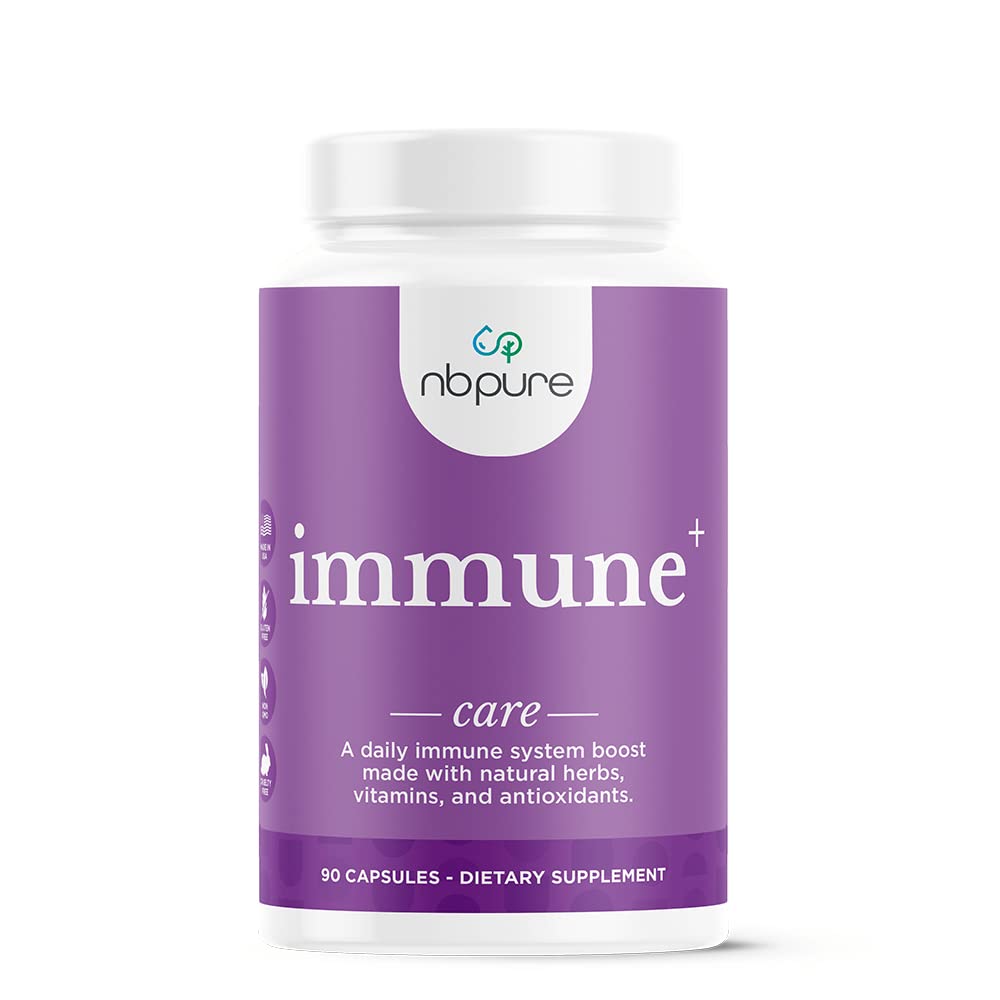 nbpure Immune+ Daily Immune System Supplement Boost, Immunity Supplement, 90 Count nbpureBuy Supplements Australia
