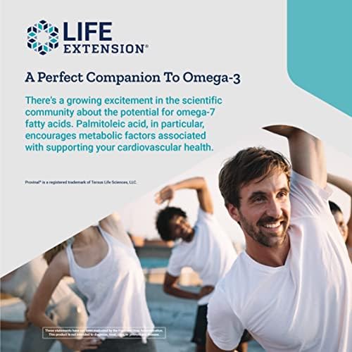 Provinal Purified Omega-7 - Daily Essential Omega 7 Fatty Acids Supplement, Palmitoleic Life ExtensionBuy Supplements Australia