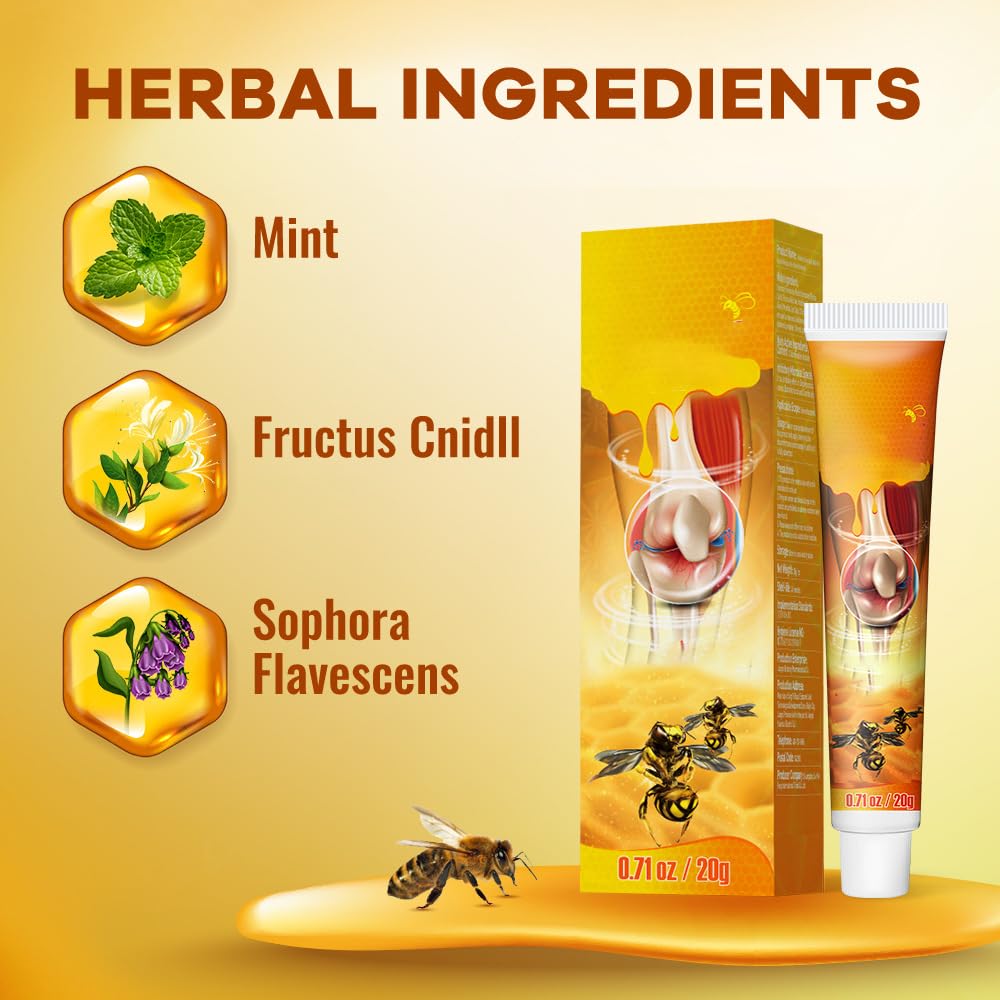 6 Pack Beevenom New Zealand Bee Venom Gel, Bee Venom Cream New Zealand Gel Joint Cream of Neck, Knee, Shoulder, Waist, Leg TW23 FEDRUGAO-1207-1 - Maple Wellness Supplements