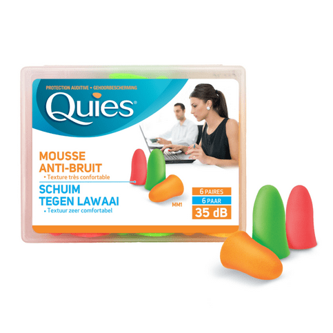 6 pairs of Quies ear foam protection - Maple Wellness Supplements