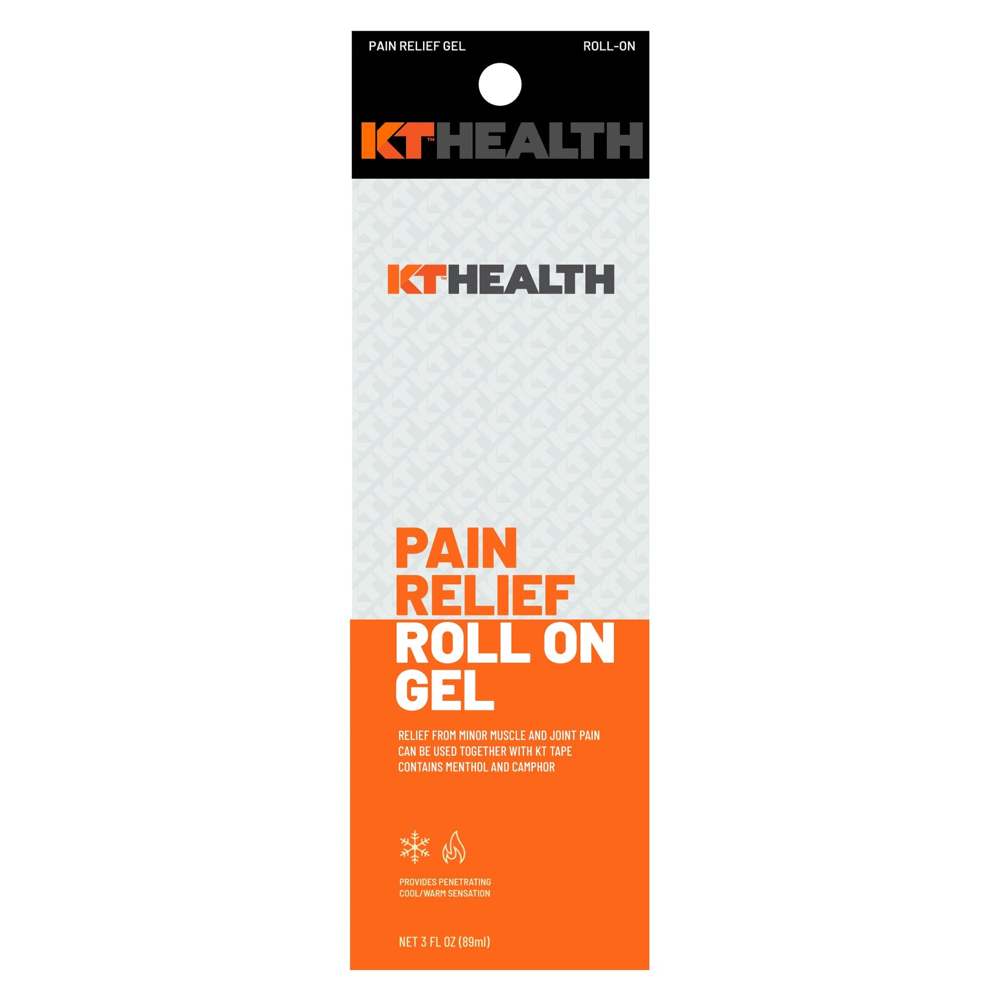 KT Tape Health, Pain Relief Gel, Time-Released Topical Relief from Back Pain, Sciatica and Arthritis, 3.0 oz Roll-On KT TapeBuy Supplements Australia
