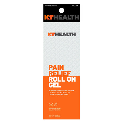 KT Tape Health, Pain Relief Gel, Time-Released Topical Relief from Back Pain, Sciatica and Arthritis, 3.0 oz Roll-On KT TapeBuy Supplements Australia