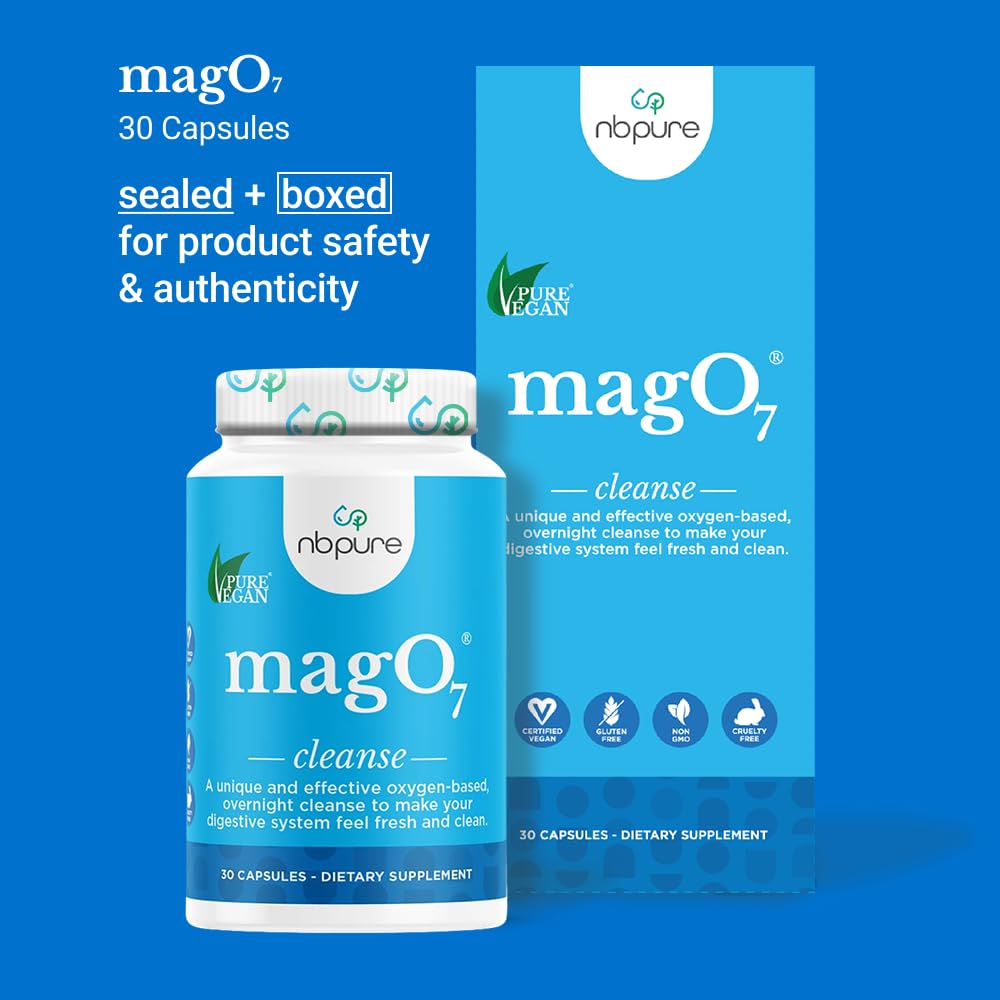 nbpure Mag O7 Oxygen Digestive System and Colon Cleanse and Detox Capsules nbpureBuy Supplements Australia