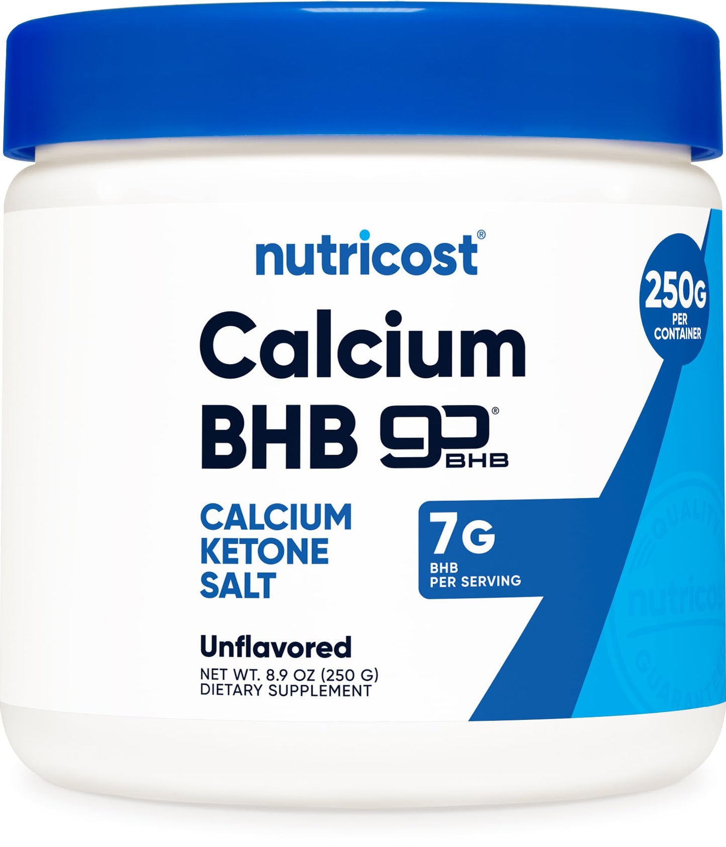 Nutricost Calcium BHB (250g) Unflavored - Calcium Ketone Salt - Non-GMO Gluten-Free NutricostBuy Supplements Australia