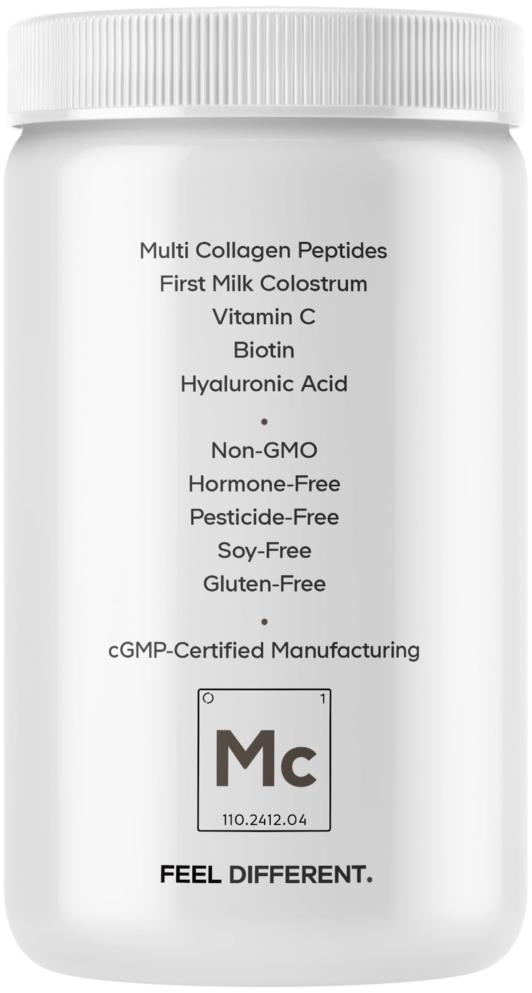 Codeage Multi Collagen Colostrum Powder Platinum - Hydrolyzed Grass-Fed Bovine Collagen Peptides, Grass-Fed Bovine Colostrum Supplement, Vitamin C, Biotin, Hyaluronic Acid, Lactoferrin - 13.4 Oz. CodeageBuy Supplements Australia