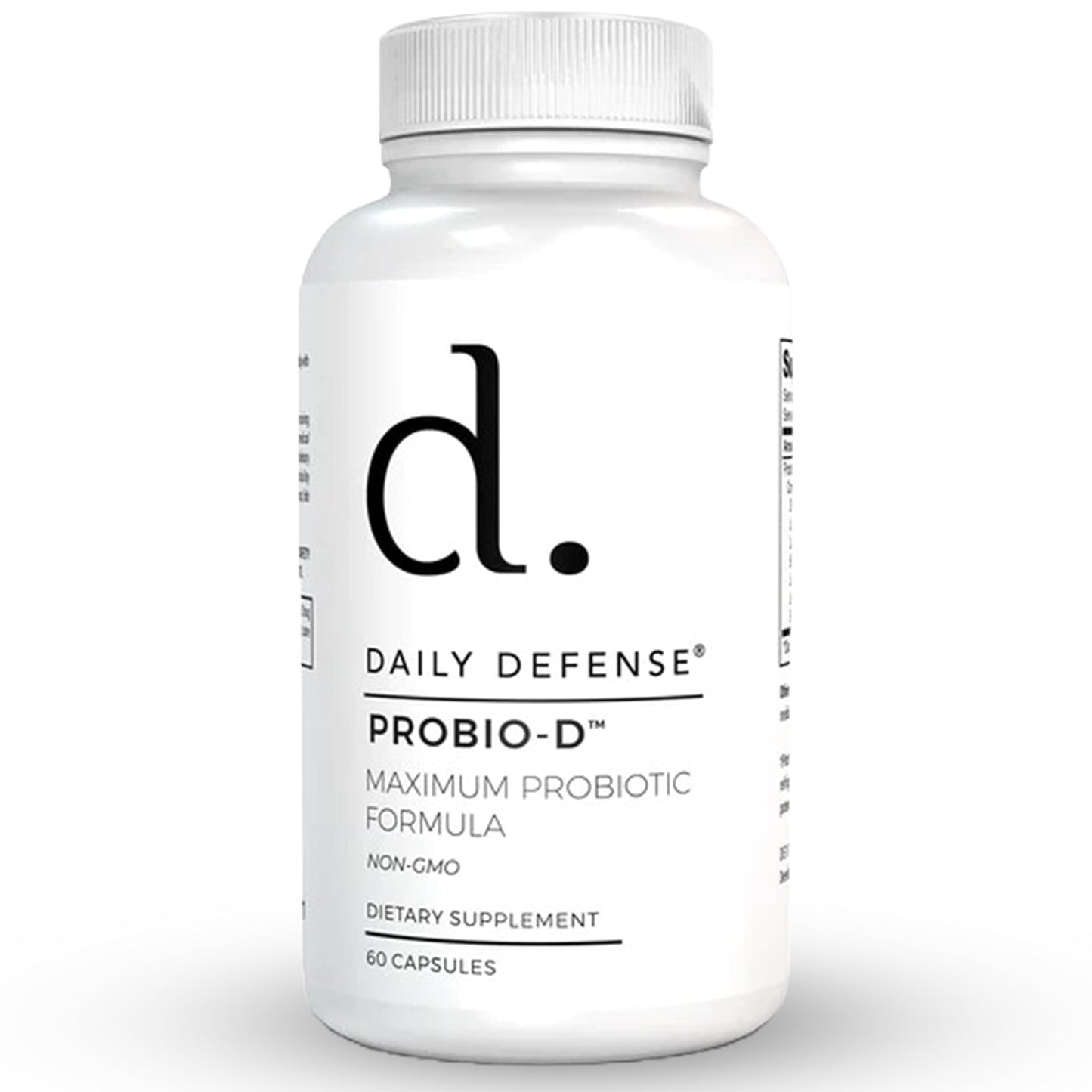 Daily Defense Probiotic Immune Support Supplement - Daily Probiotics for Men with Constipation & Gas - Digestion and Bloating Supplement & Probiotics for Women - 60 Capsules, PROBIO-D Daily DefenseBuy Supplements Australia