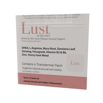 Skyn Patch Lust Botanical Daily Transdermal Patch | Plant Botanical & Vitamin Supplement for Adult Lifestyle Wellness Skyn PatchBuy Supplements Australia
