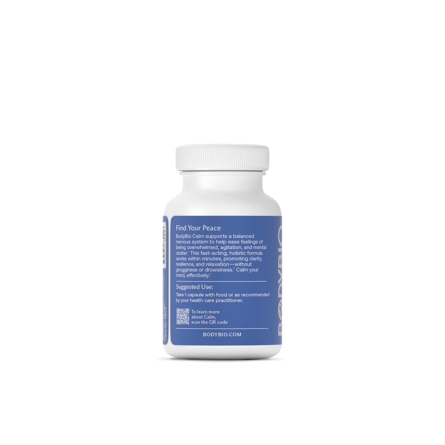 BodyBio Calm - Natural Stress Relief Blend with Rhodiola, Glycine & Phosphatidylserine - Supports Relaxation, Mental Focus & Balanced Cortisol - Non - Drowsy Formula BodyBioBuy Supplements Australia