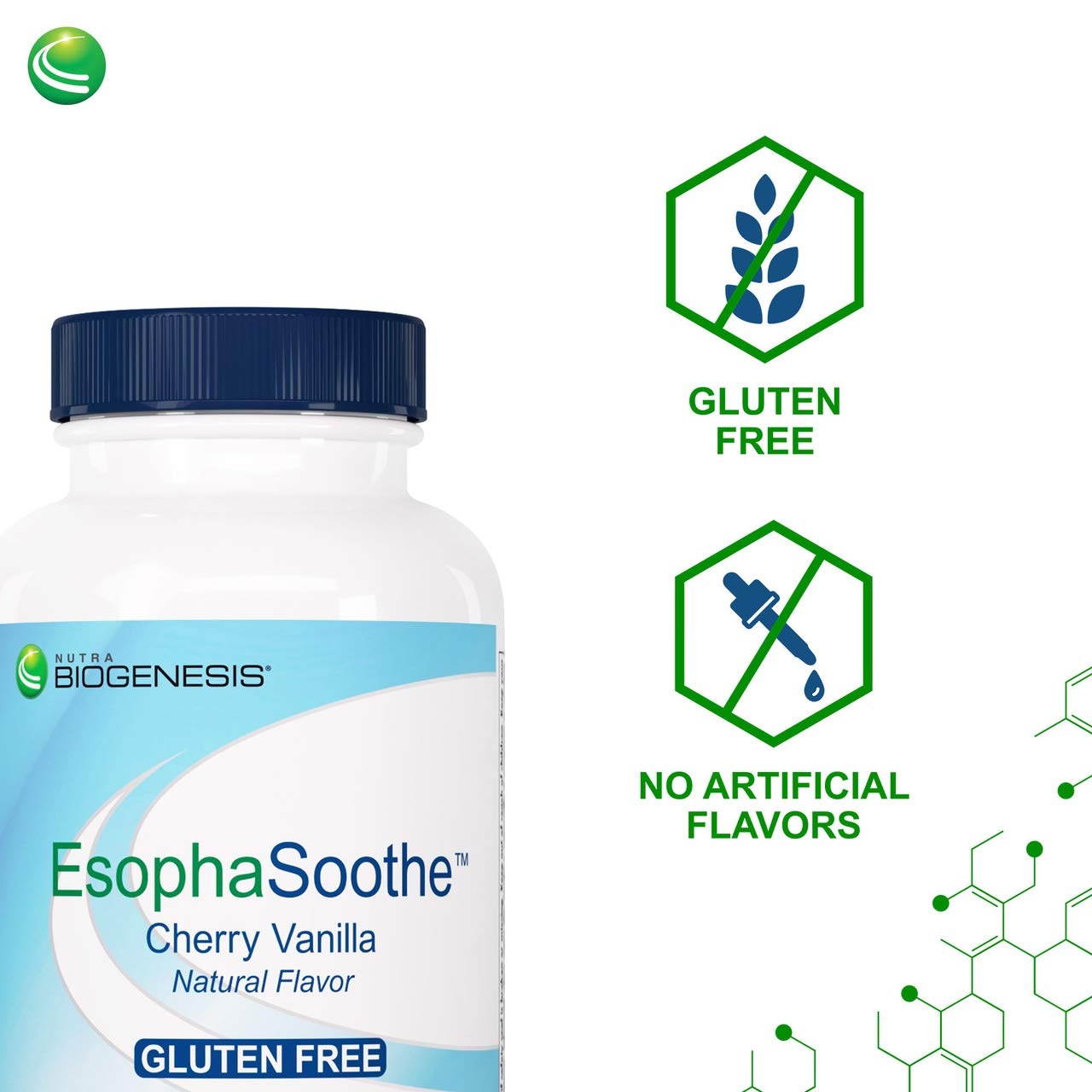 Nutra Biogenesis EsophaSoothe - Chewable Esophogeal Support with Magnesium, Potassium & Calcium for Men & Women - 60 Tablet Chews Nutra BioGenesisBuy Supplements Australia