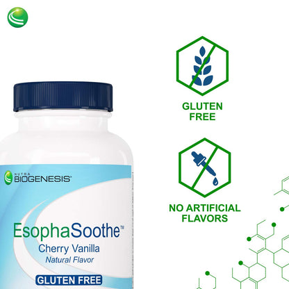 Nutra Biogenesis EsophaSoothe - Chewable Esophogeal Support with Magnesium, Potassium & Calcium for Men & Women - 60 Tablet Chews Nutra BioGenesisBuy Supplements Australia