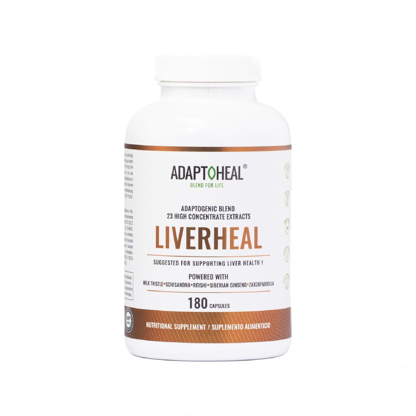 ADAPTOHEAL Milk Thistle, Turmeric and Astragalus Complex – Liverheal Herbal Liver Cleanse and Detox Formula with Artichoke and Schisandra Extracts – High-Potency Plant Blend (180 Capsules) ADAPTOHEALBuy Supplements Australia